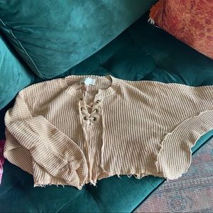 Vintage Havana waffle Sweater